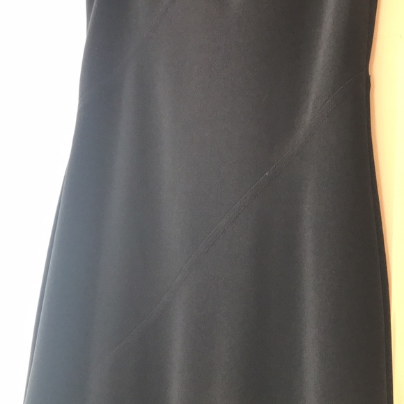 Formal event? Long black dress-diagonal stitching - Picture 4 of 10